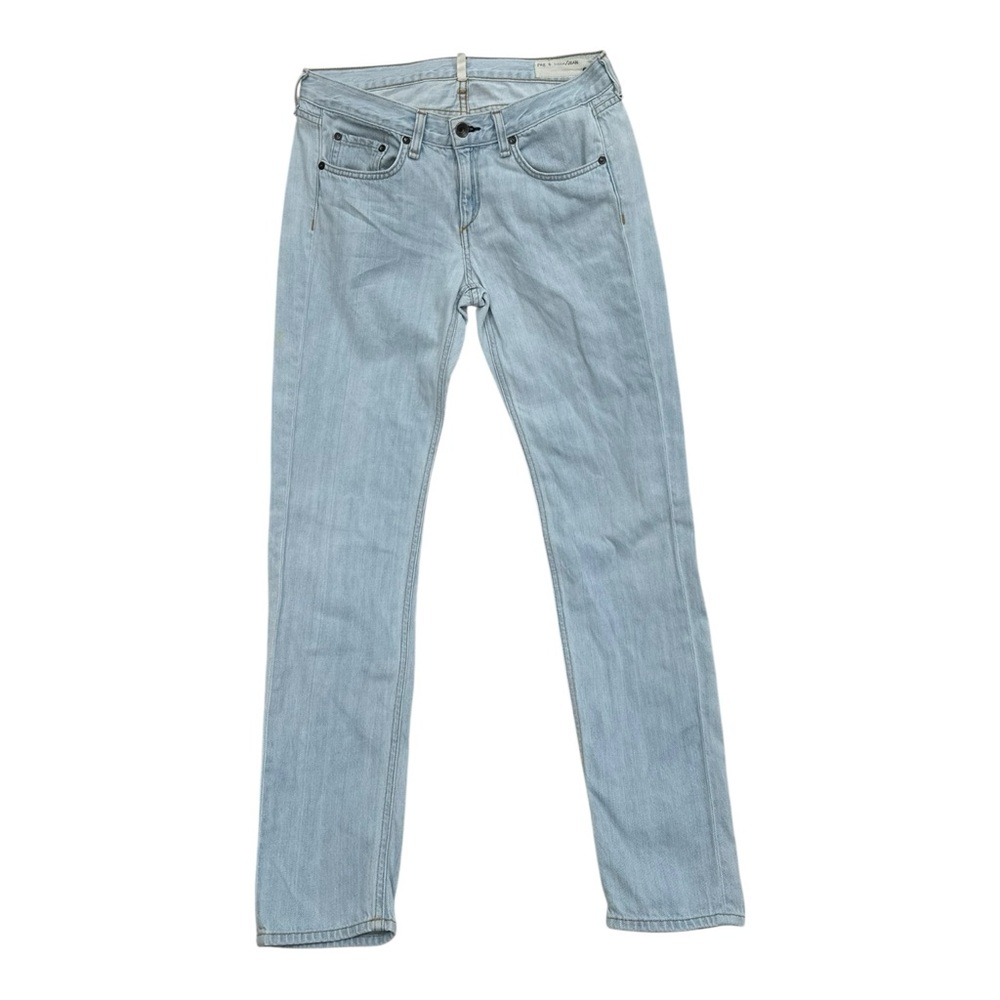 rag & bone Light Wash Boyfriend Jeans - Size 25